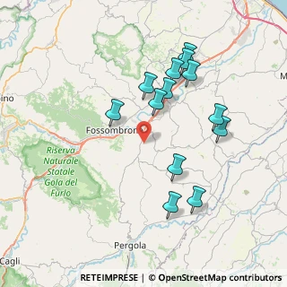 Mappa Via Reforzate Campagna, 61040 Sant'Ippolito PU, Italia (7.55615)