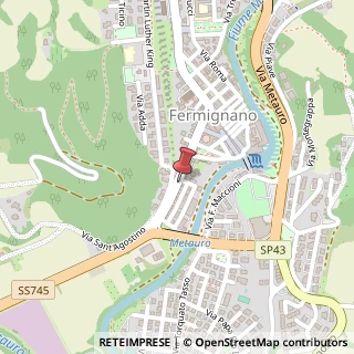 Mappa Via Mazzini, 17, 61033 Fermignano, Pesaro e Urbino (Marche)