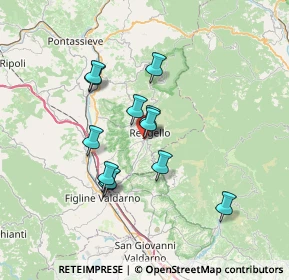 Mappa Piazza S. Pietro, 50066 Reggello FI, Italia (5.97833)