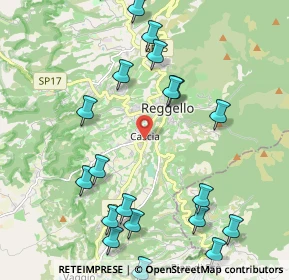 Mappa Piazza S. Pietro, 50066 Reggello FI, Italia (2.609)