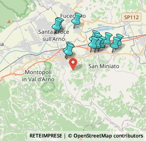 Mappa Via S. Giovanni Battista, 56028 San Miniato PI, Italia (3.56231)