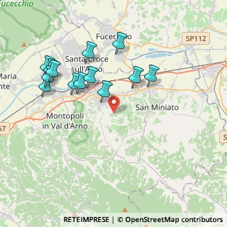 Mappa Via S. Giovanni Battista, 56028 San Miniato PI, Italia (4.17692)