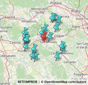 Mappa Via S. Giovanni Battista, 56028 San Miniato PI, Italia (12.459)