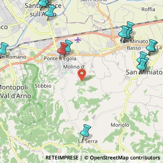 Mappa Via S. Giovanni Battista, 56028 San Miniato PI, Italia (3.6115)