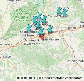 Mappa Via S. Giovanni Battista, 56028 San Miniato PI, Italia (5.64615)