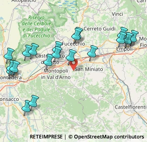 Mappa Via S. Giovanni Battista, 56028 San Miniato PI, Italia (9.901)