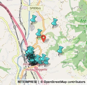 Mappa Località Torre del Castellano, 50066 Reggello FI, Italia (1.03103)