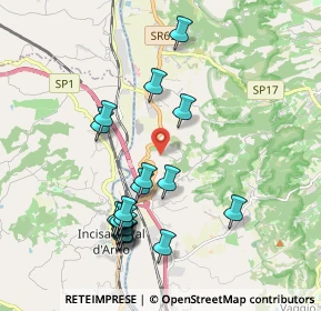 Mappa Località Torre del Castellano, 50066 Reggello FI, Italia (2.0565)