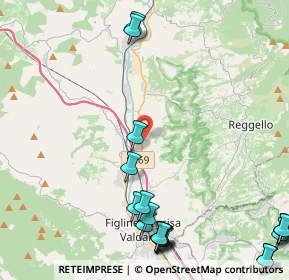 Mappa Località Torre del Castellano, 50066 Reggello FI, Italia (6.50316)