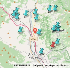 Mappa Località Torre del Castellano, 50066 Reggello FI, Italia (4.72222)