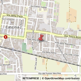 Mappa Via Nevilio Casarosa, 29, 56012 Cascina, Pisa (Toscana)