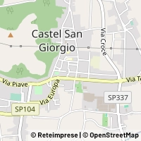 Map Castel San Giorgio