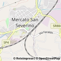 Kaart Mercato San Severino