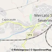 Kaart Mercato San Severino