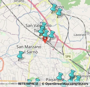 Mappa Via Fontana, 84016 Pagani SA, Italia (2.945)