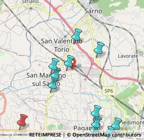 Mappa Via Fontana, 84016 Pagani SA, Italia (2.80769)