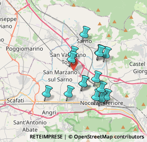 Mappa Via Fontana, 84016 Pagani SA, Italia (3.31067)