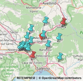 Mappa Via Macello, 84085 Mercato San Severino SA, Italia (7.42722)