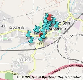 Mappa Via Macello, 84085 Mercato San Severino SA, Italia (0.3175)