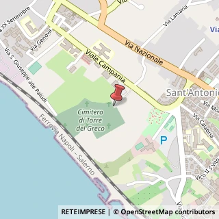 Mappa Via del Cimitero, 80059 Torre del Greco, Napoli (Campania)