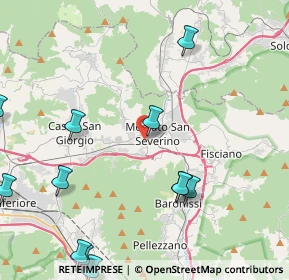 Mappa Via Vincenzo Alfano, 84085 Mercato San Severino SA, Italia (6.08)