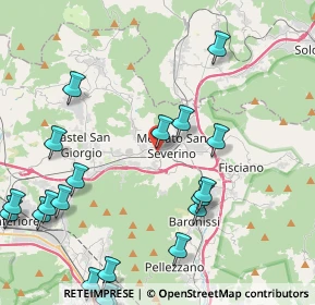 Mappa Via Vincenzo Alfano, 84085 Mercato San Severino SA, Italia (5.9265)