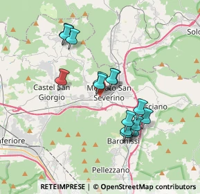 Mappa Via Vincenzo Alfano, 84085 Mercato San Severino SA, Italia (3.372)