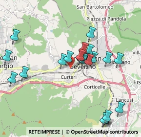 Mappa Via Vincenzo Alfano, 84085 Mercato San Severino SA, Italia (2.18)