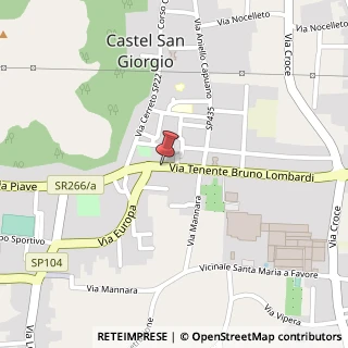 Mappa Via Statale Nocerina, 84083 Castel San Giorgio, Salerno (Campania)