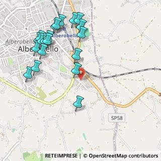Mappa Via N. Piccinni, 70011 Alberobello BA, Italia (0.6555)