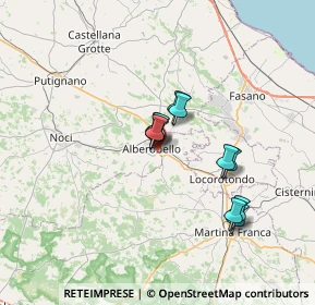 Mappa Via N. Piccinni, 70011 Alberobello BA, Italia (5.40091)