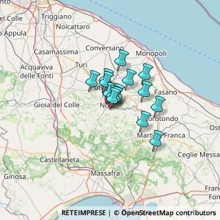 Mappa Strada Vicinale S. Giacomo, 70015 Noci BA, Italia (7.7875)