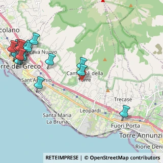 Mappa Via Chiazzolelle, 80059 Torre del Greco NA, Italia (3.25158)