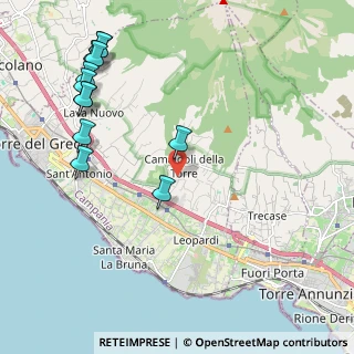 Mappa Via Chiazzolelle, 80059 Torre del Greco NA, Italia (2.77833)