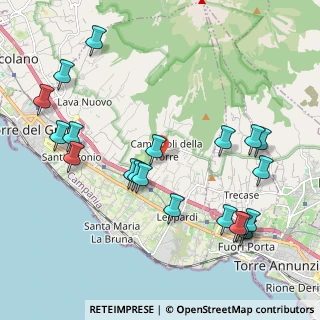 Mappa Via Chiazzolelle, 80059 Torre del Greco NA, Italia (2.567)