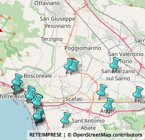 Mappa Via Cardinale Brancaccio, 80041 Boscoreale NA, Italia (6.2345)