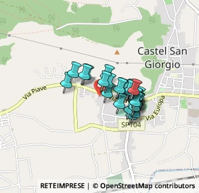 Mappa Via Piave, 84083 Castel San Giorgio SA, Italia (0.30357)