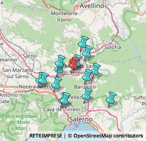 Mappa Via Vega, 84085 Mercato San Severino SA, Italia (5.87467)