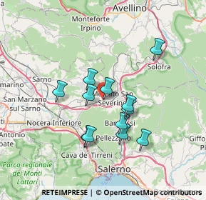 Mappa Via Vega, 84085 Mercato San Severino SA, Italia (6.23333)