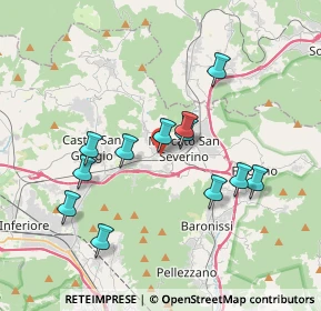 Mappa Via Eugenio Montale, 84085 Mercato San Severino SA, Italia (3.64833)