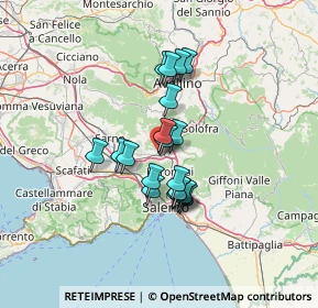 Mappa Via Eugenio Montale, 84085 Mercato San Severino SA, Italia (10.552)