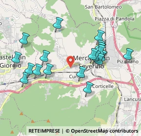 Mappa Via Eugenio Montale, 84085 Mercato San Severino SA, Italia (2.0505)