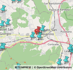 Mappa Via Eugenio Montale, 84085 Mercato San Severino SA, Italia (3.42563)