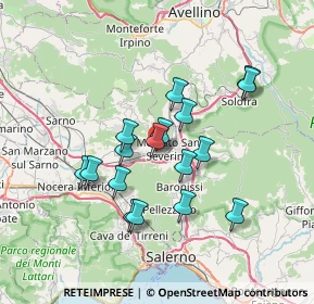 Mappa Via Eugenio Montale, 84085 Mercato San Severino SA, Italia (6.45235)