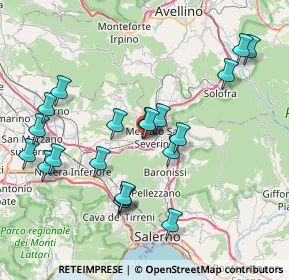 Mappa Via Eugenio Montale, 84085 Mercato San Severino SA, Italia (8.688)