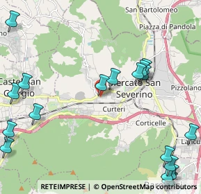 Mappa Via Luigi Pirandello, 84085 Mercato San Severino SA, Italia (3.29421)