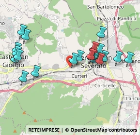 Mappa Via Santina Campana, 84085 Mercato San Severino SA, Italia (2.2305)