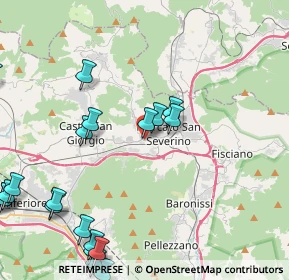 Mappa Via Luigi Pirandello, 84085 Mercato San Severino SA, Italia (6.2265)