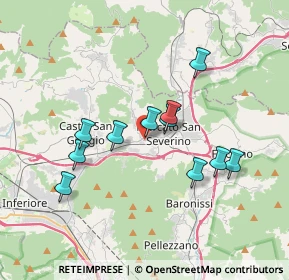 Mappa Via Luigi Pirandello, 84085 Mercato San Severino SA, Italia (3.41818)