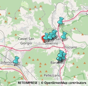 Mappa Via Luigi Pirandello, 84085 Mercato San Severino SA, Italia (3.40727)